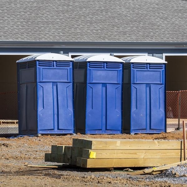 what is the maximum capacity for a single portable restroom in Clancy MT